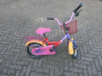 Leuk meisjesfietsje 12 inch