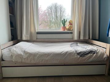 Lifetime bedbank met bedlade 90x200 whitewash