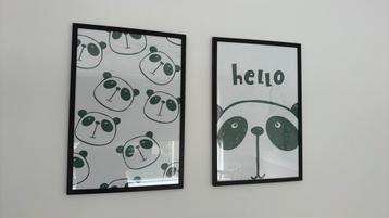 Muurdecoratie panda