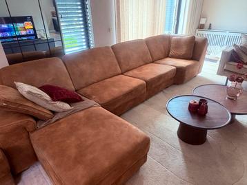 Ruime bank met longchair en hocker - gratis af te halen