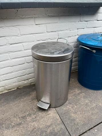 Brabantia prullenbak 20L - RVS met pedaal