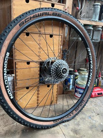 Fietswiel, schijfrem, 8 kransjes