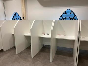 Individuele examen werkplekken - 85 cm breed