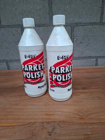 Schoonmaak- en onderhoudsmiddelen,oa parketpolish