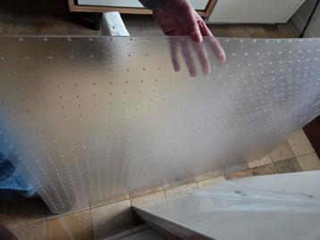 Vloerbeschermer tapijt bureaustoel - Transparant