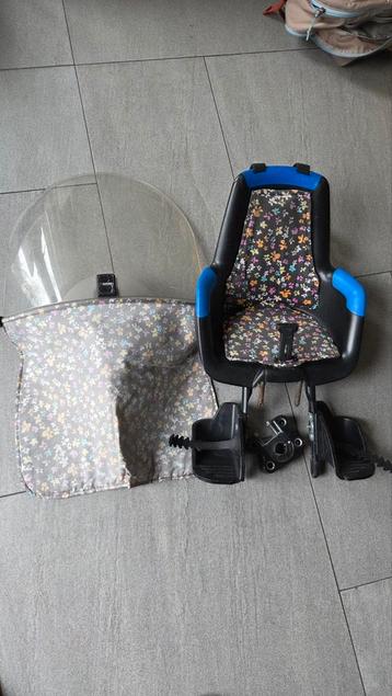 Bobike fietsstoeltje voor met windscherm