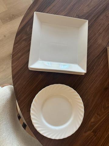 Gratis borden afhaal - Vierkante en ronde borden