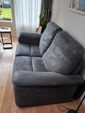 Gratis: Tweepersoons bank bruin/grijs, 186x90 cm