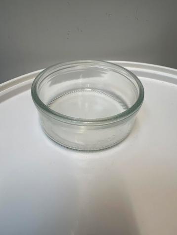 7 Glazen schaaltjes 9x3cm