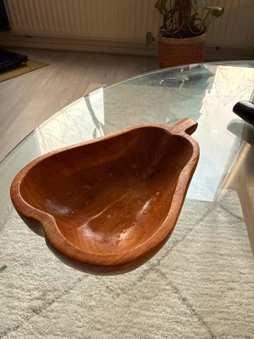 Houten bakje in perenvorm - gratis af te halen