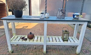 Robuuste sidetable / plantentafel voor buiten