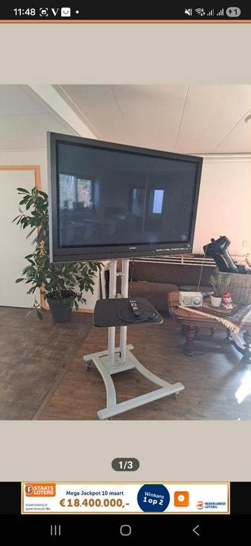 Grote Hitachi Plasma TV - Scherm defect