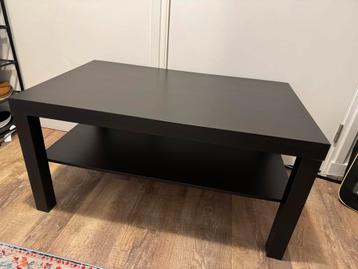 IKEA Salontafel/Koffietafel - Zwart, met opbergplank