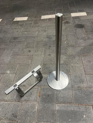RVS keukenrol- en toiletrolhouder (gratis af te halen)