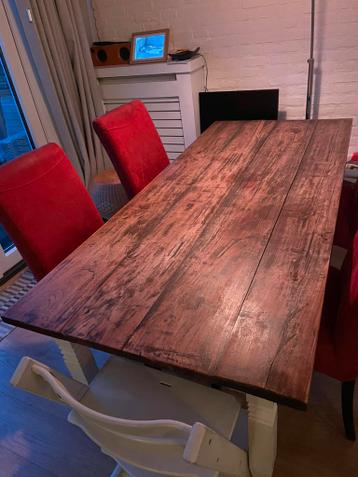 Prachtige Eikenhouten tafel 180x80