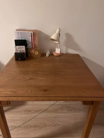 Vierkant houten bureau - Ophalen in 1087BC