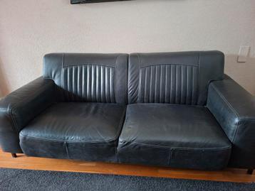 Comfortabele leren tweezitsbank - 195x90x50 cm