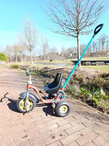 Driewieler met duwstang