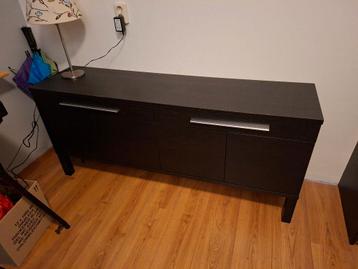 Zwarte TV kast (Bjursta Ikea)