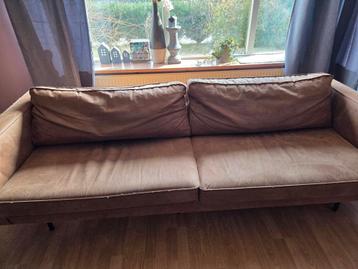 Gratis 3-persoons bank van pilotenleer - snel ophalen!