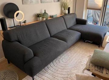 Antracietkleurige hoekbank - 17/18 maart ophalen