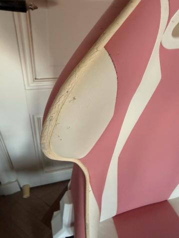 GRATIS Roze en witte gaming bureaustoel - GTPLAYER