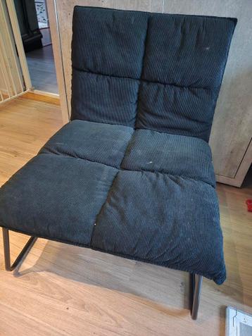 Zwarte fauteuil van Kwantum