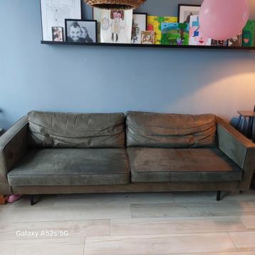 Groene ecoleren bank Woood  ZO SPOEDIG MOGELIJK OPHALEN