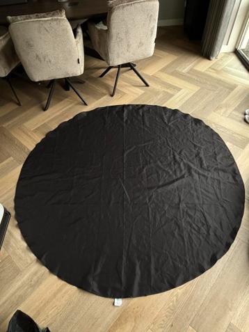 Tafelkleed zwart (180 doorsnede)