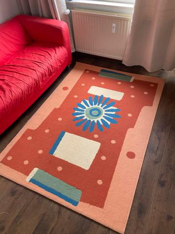 Vloerkleed met bloemmotief