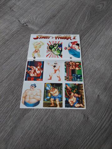 Vintage Stickers  STREET FIGHTER II   '92
