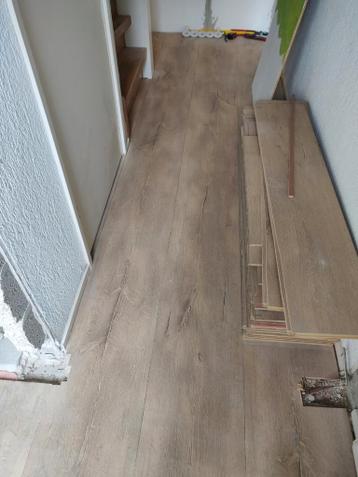 Gratis laminaat extra breed, 11,5m2 hele planken