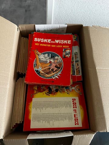 Suske & Wiske stripboeken - Hele doos