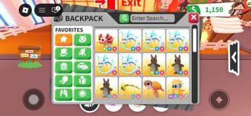 Adopt me pets te koop(kijk omschrijving)