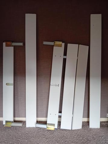 Bedombouw, ledikant, wit, 160x200