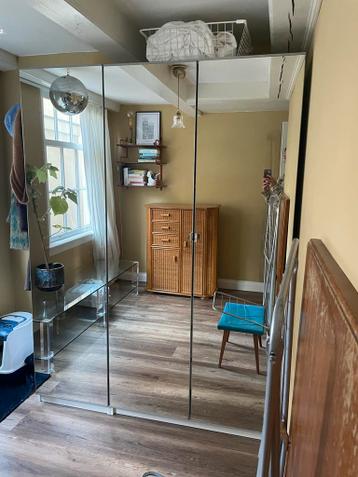 Gratis IKEA deuren met spiegel 3x 200x60cm