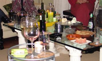 Gehard glazen plaat voor Salontafel