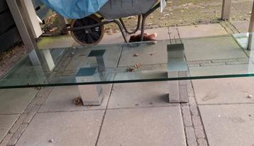 Glazen salontafel design Beek Abel