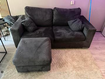 2 zits bank met hocker