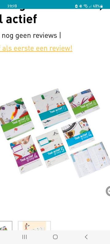 Methodes Taal Actief 4 en WIG 4 met handleidingen