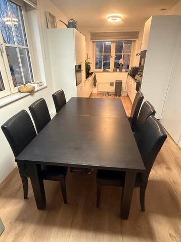 Verlengbare eetkamertafel voor 6 tot 10 personen