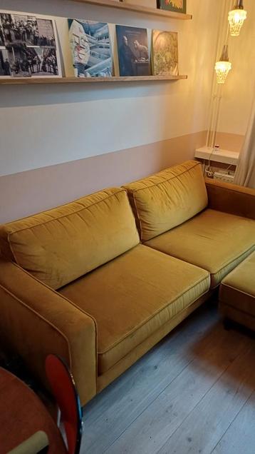 Woodz bank Karwei 230 breed met poef