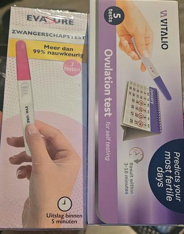 Ovulatietesten en zwangerschapstest