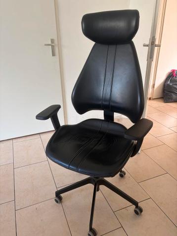 Zwarte Ergonomische Bureaustoel met Hoofdsteun