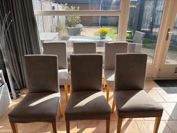 6x stoel met wasbare hoes Ikea Hendriksdal