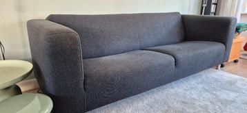 Moderne 3 zitsbank, antracietkleur