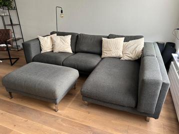 Gratis Nockeby 3-zits chaise longue en hocker