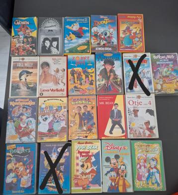 19 Videobanden VHS liefst in 1 keer.