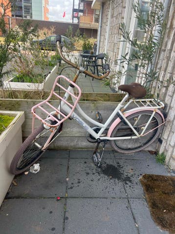 Damesfiets 14inch voor onderderdelen