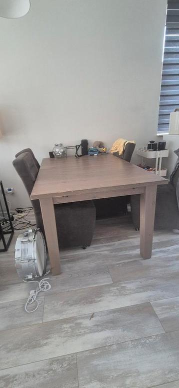 IKEA Stornas eettafel bruin grijs uitschuifbaar